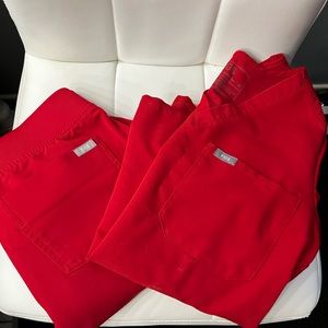 Figs scrub set (Red)